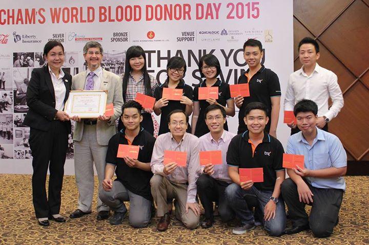 TRG Joins AmCham’s World Blood Donor Day 2015